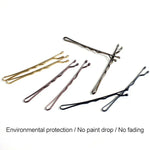 3 PCS Female Black Gold Barrettes Hair Clips Headbands Hair Accessories