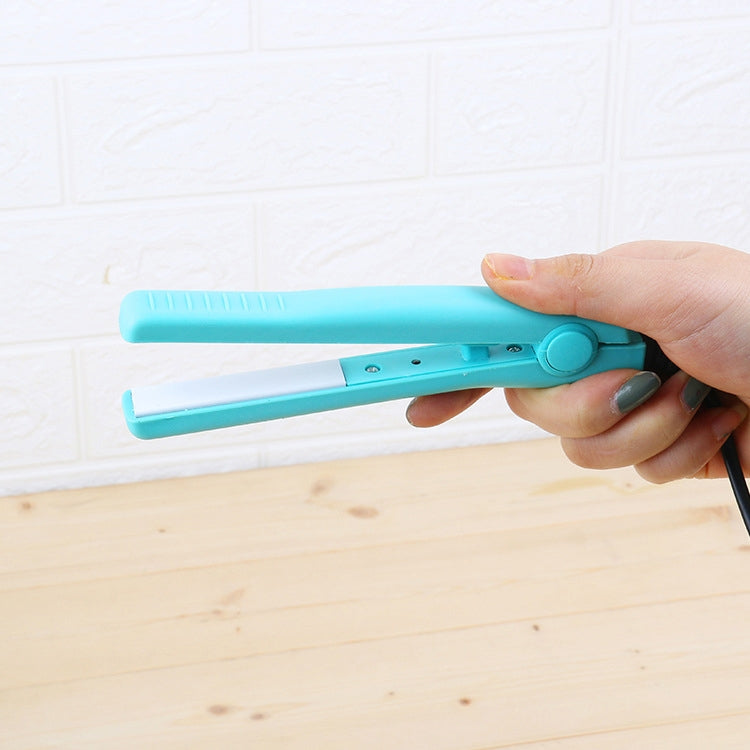 Mini-Haarglätter mit Keramik-Turmalinplatten Lockenstab