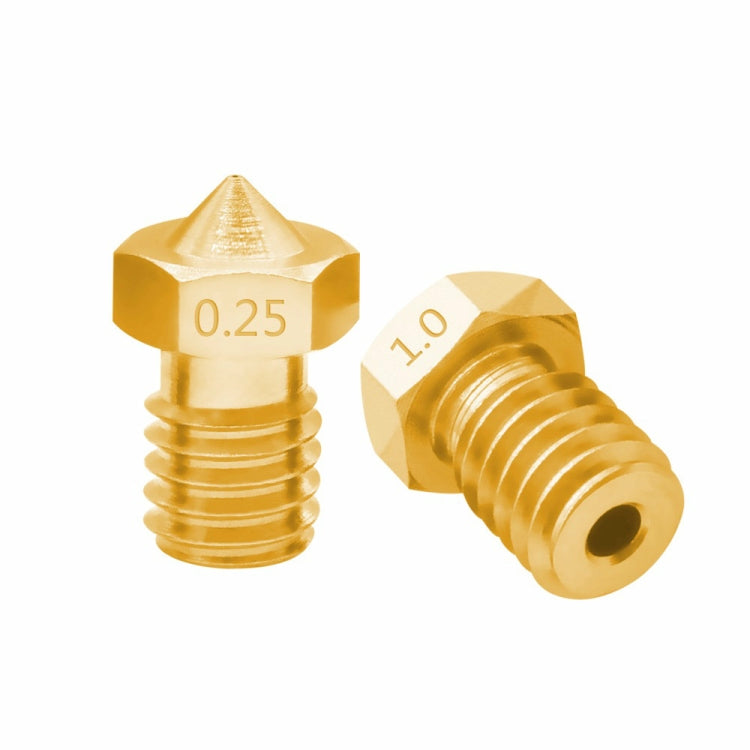8 STK Bugatti 3D-Drucker Zubehör E3D-V5 V6 Düse M6 Gewinde Verbrauchsmaterialien Heißdüse, 1,75/0,3mm, 1,75/0,35mm, 1,75/0,4mm, 1,75/0,5mm, 1,75/0,6mm, 3/0,2mm, 3/0,3mm, 3/0,4mm, 3/0,8mm, 3/1,0mm, 3/0,25mm