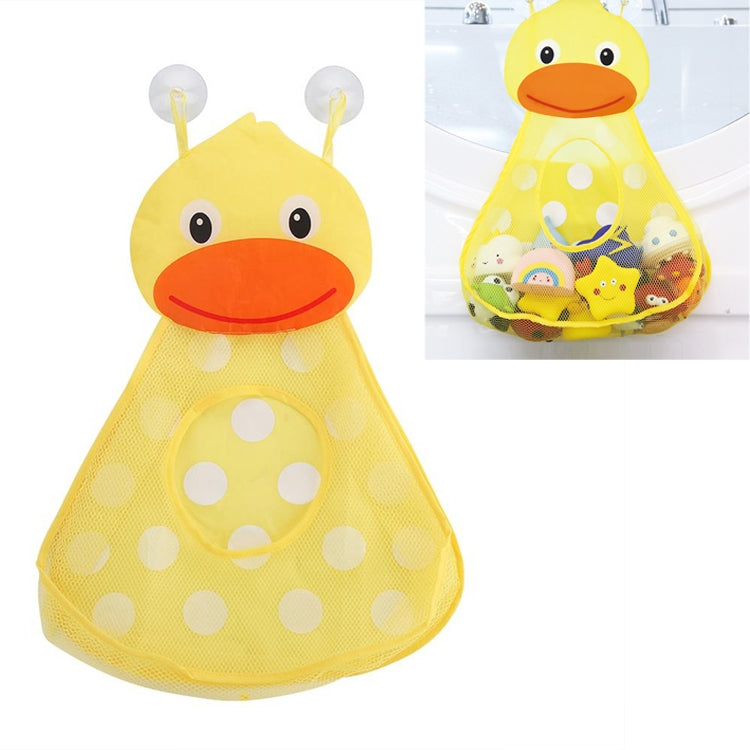 Baby Shower Badewannenspielzeug Aufbewahrungsnetz mit starken Saugnäpfen, Gelb, Grün