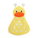 Baby Shower Badewannenspielzeug Aufbewahrungsnetz mit starken Saugnäpfen, Gelb, Grün