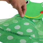Baby Shower Badewannenspielzeug Aufbewahrungsnetz mit starken Saugnäpfen, Gelb, Grün