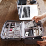 Digitale Kabeltasche, Herren, tragbare Reisetasche, Gadget-Tasche, Netzkabel, Ladegerät, Headset-Organizer