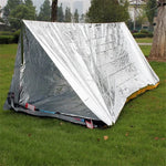 Notfall Zeltdecke Rettungsdecke Erste-Hilfe Sonnenschutz Isolation Decke, Silber, Orange