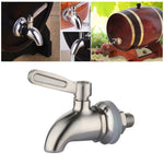 Getränkespender Wein-Fasshahn Zapfhahn Edelstahl Kaffee-Saft-Wasserhahn, 12mm, 16mm