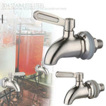 Getränkespender Wein-Fasshahn Zapfhahn Edelstahl Kaffee-Saft-Wasserhahn, 12mm, 16mm