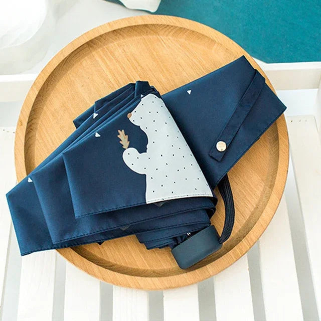Anti-UV Regenschirm Mini Taschenschirm Faltbar