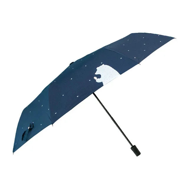 Anti-UV Regenschirm Mini Taschenschirm Faltbar