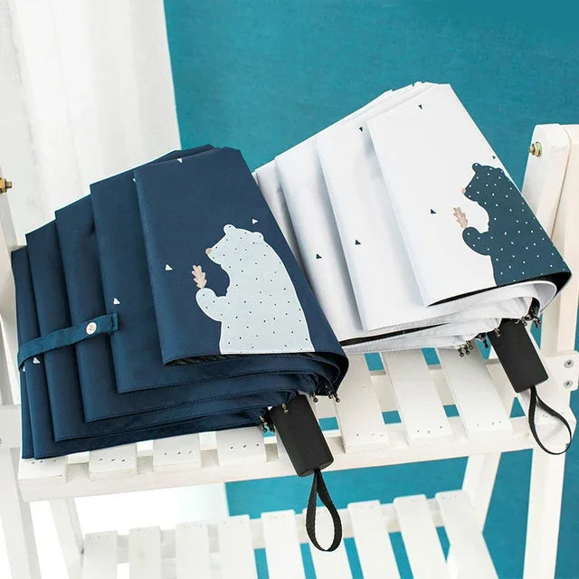 Anti-UV Regenschirm Mini Taschenschirm Faltbar