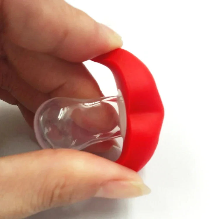 3 STÜCK Neugeborenen-Schnuller Rote Lippen Lustige Silikon-Babyschnuller Beißringe Beruhigungsschnuller