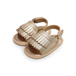 Legere modische PU-Fransen Babysandalen, 11cm/76g, 12cm/83g, 13cm/93g