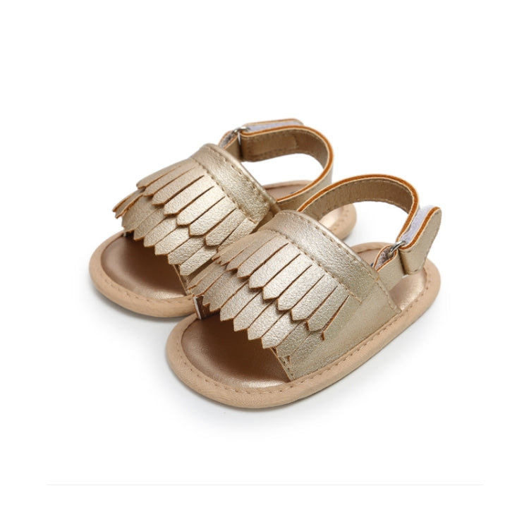 Legere modische PU-Fransen Babysandalen, 11cm/76g, 12cm/83g, 13cm/93g