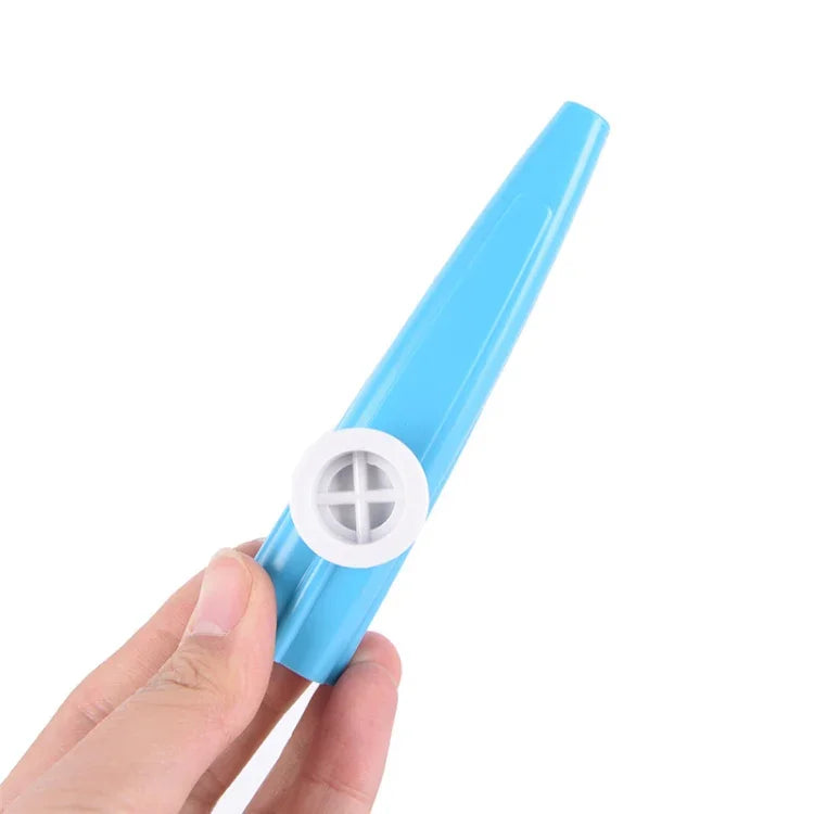10PCS Plastic Kazoo Children Accompaniment Instrument, Random Color Delivery, 10PCS Kazoo