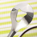 Edelstahl-Abtropflöffel mit Klemme, Sieblöffel mit Klemme