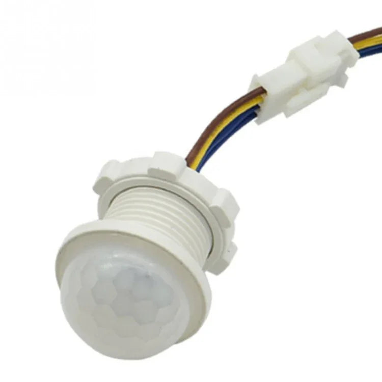 Infrarot-Bewegungsmelder mit Zeitschaltuhr für den Innen- und Außenbereich, PIR-Schalter für LED-Nachtlichter, AC 220V