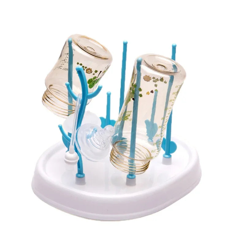 Baby Bottle Drying Rack Simple Tree Shape Cleaning Dryer Detachable Useful Infant Milk Cup Nipple Pacifier Holder, Infant Milk Cup Holder