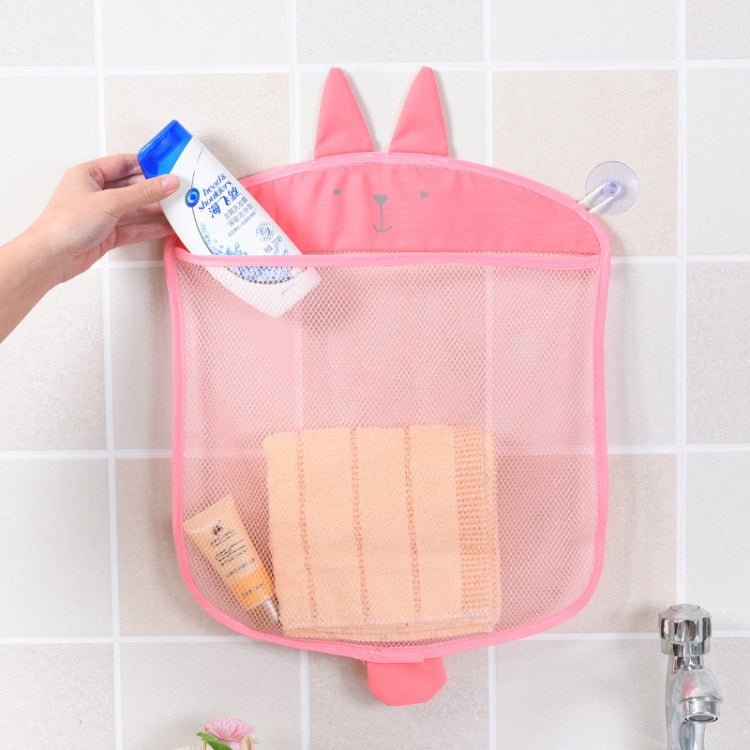Cartoon Wandbehang Küche Bad Aufbewahrungstaschen Gestrickte Netztasche Baby Badespielzeug Shampoo Organizer