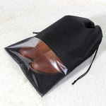 10 Stück Wasserdichte Schuhe Aufbewahrungsbeutel Tragbare Reise-Organizer Kordelzugtasche Hülle Vlies-Organizer, 32x44cm, 27x36cm