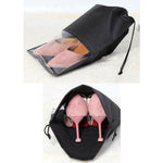 10 Stück Wasserdichte Schuhe Aufbewahrungsbeutel Tragbare Reise-Organizer Kordelzugtasche Hülle Vlies-Organizer, 32x44cm, 27x36cm