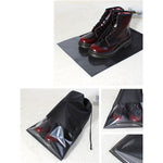 10 Stück Wasserdichte Schuhe Aufbewahrungsbeutel Tragbare Reise-Organizer Kordelzugtasche Hülle Vlies-Organizer, 32x44cm, 27x36cm