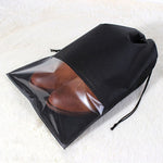 10 Stück Wasserdichte Schuhe Aufbewahrungsbeutel Tragbare Reise-Organizer Kordelzugtasche Hülle Vlies-Organizer, 32x44cm, 27x36cm