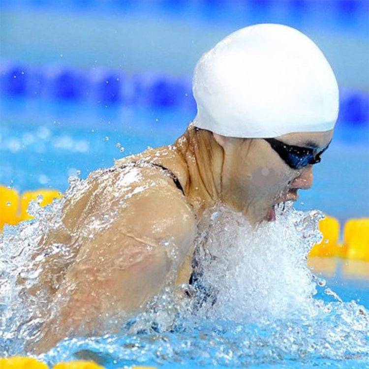 Glänzende nahtlose reine Silikon Hochelastische professionelle Schwimmkappe, Glänzend nahtlos (Blau), Glänzend nahtlos (Weiß), Glänzend nahtlos (Rot), Glänzend nahtlos (Lila), Glänzend nahtlos (Gelb)