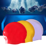 Glänzende nahtlose reine Silikon Hochelastische professionelle Schwimmkappe, Glänzend nahtlos (Blau), Glänzend nahtlos (Weiß), Glänzend nahtlos (Rot), Glänzend nahtlos (Lila), Glänzend nahtlos (Gelb)