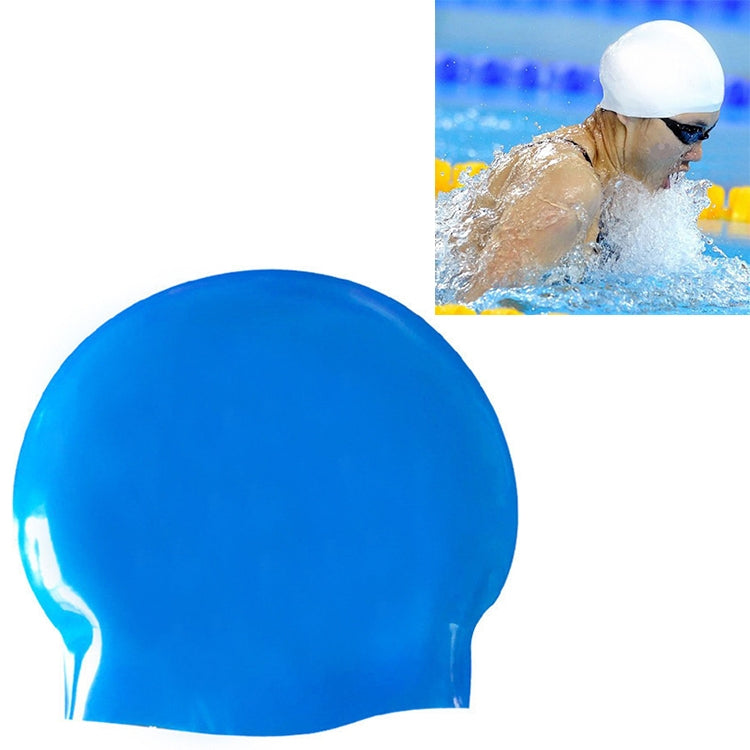 Glänzende nahtlose reine Silikon Hochelastische professionelle Schwimmkappe, Glänzend nahtlos (Blau), Glänzend nahtlos (Weiß), Glänzend nahtlos (Rot), Glänzend nahtlos (Lila), Glänzend nahtlos (Gelb)