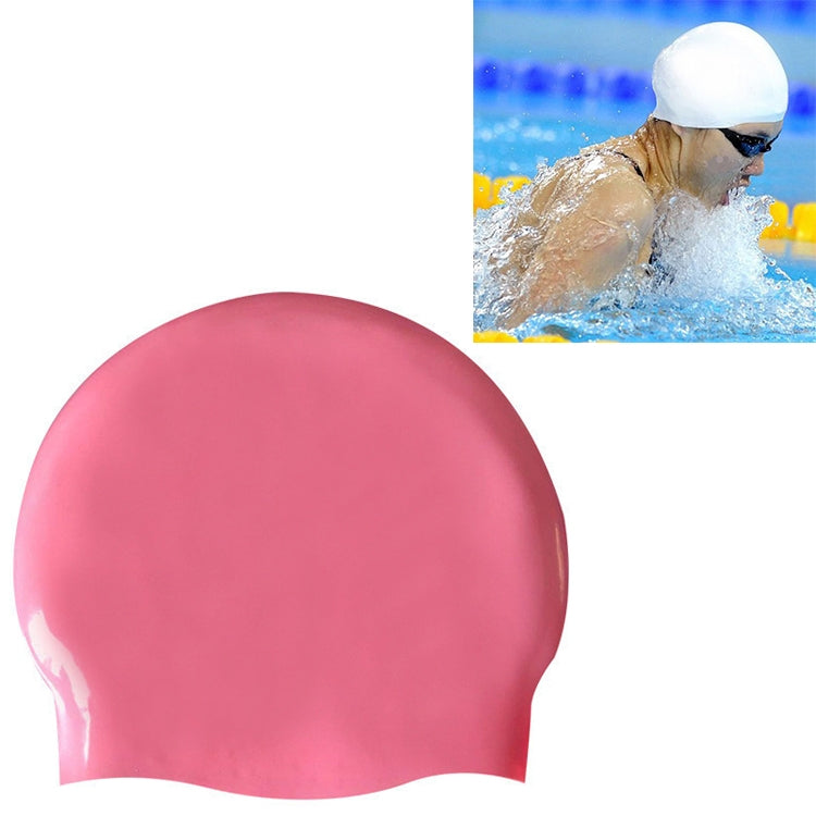 Glänzende nahtlose reine Silikon Hochelastische professionelle Schwimmkappe, Glänzend nahtlos (Blau), Glänzend nahtlos (Weiß), Glänzend nahtlos (Rot), Glänzend nahtlos (Lila), Glänzend nahtlos (Gelb)