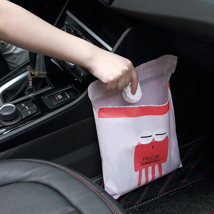 15 Stück kreative niedliche Auto-Mülltüten zum Aufkleben, Reinigungsbeutel für den Autoinnenraum