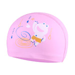Kinder wasserdichte Haarpflege PU-beschichtete niedliche Frosch-Muster Schwimmkappe, Frosch (Blau), Frosch (Pink), Frosch (Orange), Frosch (Dunkelblau)