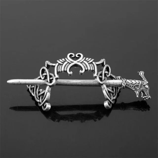 Große keltische Knoten-Haarnadeln, Kronen-Schmuck, Vintage-Wikinger-Runen, Haarspangen für Damen und Mädchen, Haarclips, Haarspangen, Accessoires