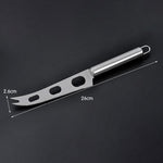 Edelstahl Käsemesser mit Gabelspitze Käse Buttermesser Käseschneider Butter Pizzaschneider, Käsemesser