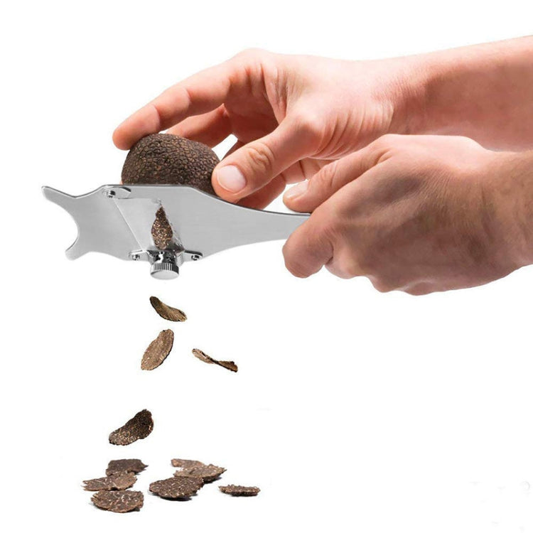 Gabelformiger Schokoladenhobel, Edelstahl Trüffelhobel, Käsereibe, Käsehobel 6