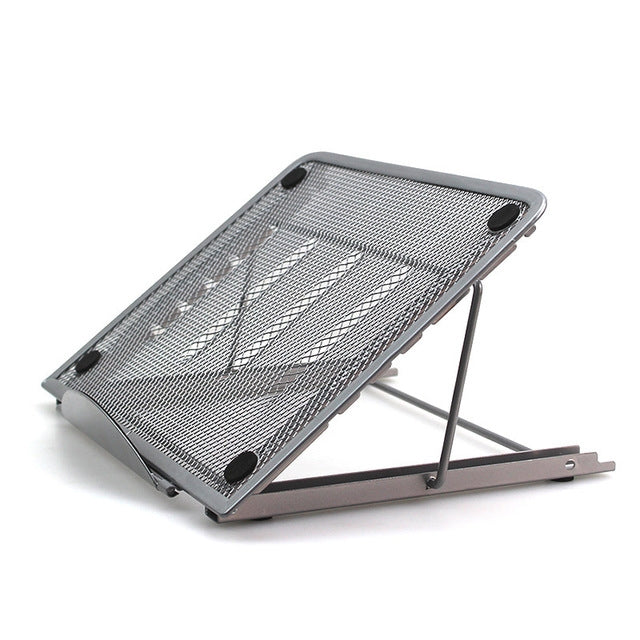 Tragbarer Desktop-Faltbarer Kühlständer Metallgitter Verstellbarer Belüfteter Halter