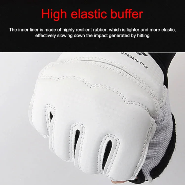 Halbfinger Sandsack-Boxhandschuhe für Erwachsene, PU-Leder Fitness Sparring Taekwondo Handschuhe, XS, S, M, L, XL, XXL