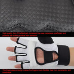 Halbfinger Sandsack-Boxhandschuhe für Erwachsene, PU-Leder Fitness Sparring Taekwondo Handschuhe, XS, S, M, L, XL, XXL