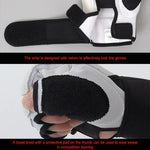 Halbfinger Sandsack-Boxhandschuhe für Erwachsene, PU-Leder Fitness Sparring Taekwondo Handschuhe, XS, S, M, L, XL, XXL