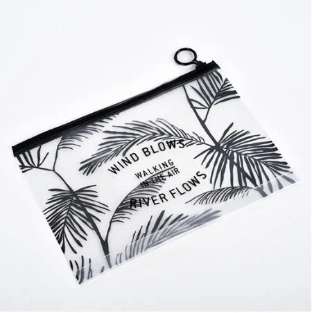 5-teiliges Set aus modischen, transparenten Kosmetiktaschen für Damen – klein und groß – aus PVC – unverzichtbare Make-up-Taschen, Kosmetiktäschchen, Bad- und Waschorganizer