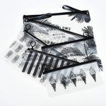 5-teiliges Set aus modischen, transparenten Kosmetiktaschen für Damen – klein und groß – aus PVC – unverzichtbare Make-up-Taschen, Kosmetiktäschchen, Bad- und Waschorganizer