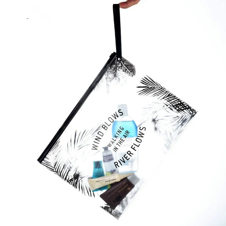 5-teiliges Set aus modischen, transparenten Kosmetiktaschen für Damen – klein und groß – aus PVC – unverzichtbare Make-up-Taschen, Kosmetiktäschchen, Bad- und Waschorganizer