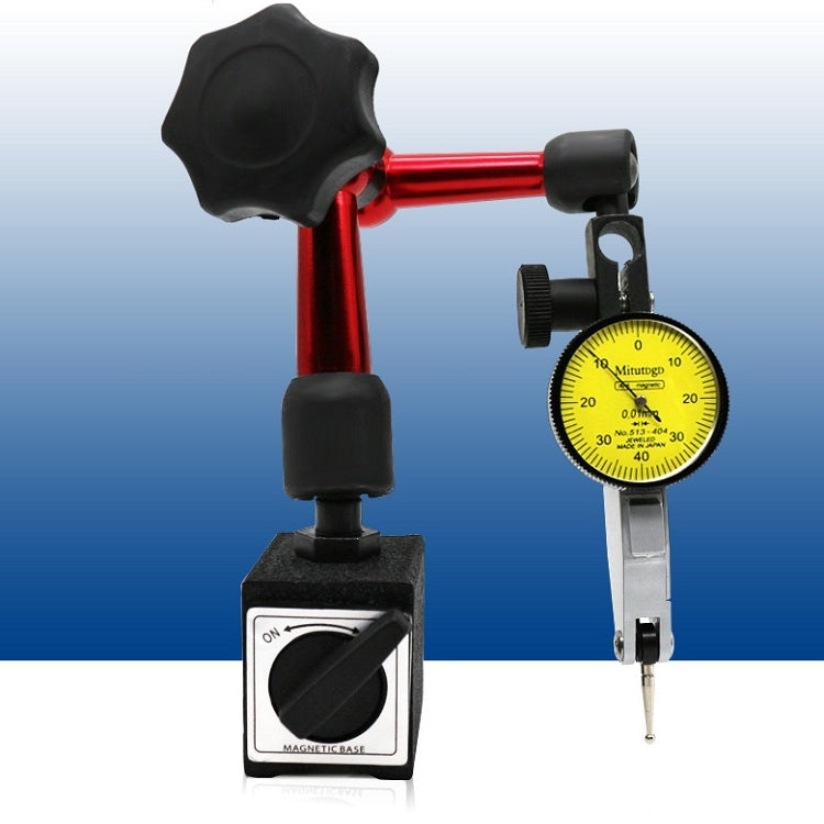 Magnetfuß Universeller mechanischer magnetischer Uhrenständer Zifferblatt-Indikatorhalter, Universeller kleiner Tisch, Hebel-Zifferblatt-Indikator