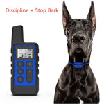 500 m Hundetrainings-Bellstopper mit Fernbedienung, Elektroschock, wasserdichtem elektronischem Halsband