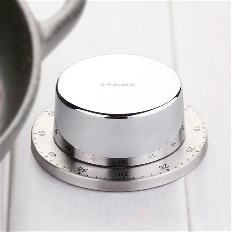 E-PALACE Magnetischer Timer Küchen-Edelstahl-Timer Kreativer Wecker Mechanischer Erinnerungs-Countdown Pomodoro, E-PALACE Magnetischer Timer