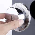 E-PALACE Magnetischer Timer Küchen-Edelstahl-Timer Kreativer Wecker Mechanischer Erinnerungs-Countdown Pomodoro, E-PALACE Magnetischer Timer