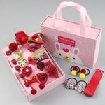 18-teiliges Set Baby-Haaraccessoires für Mädchen, Haarnadeln, Haarringe, in Box, TBD077045401A, TBD077045401B, TBD077045401C, TBD077045401D, TBD077045401E