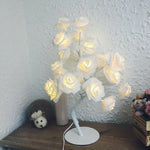 Rosen Nachttisch Nachtlicht Mädchen Herz Zimmer Dekoration Tischlampe, AC 220V