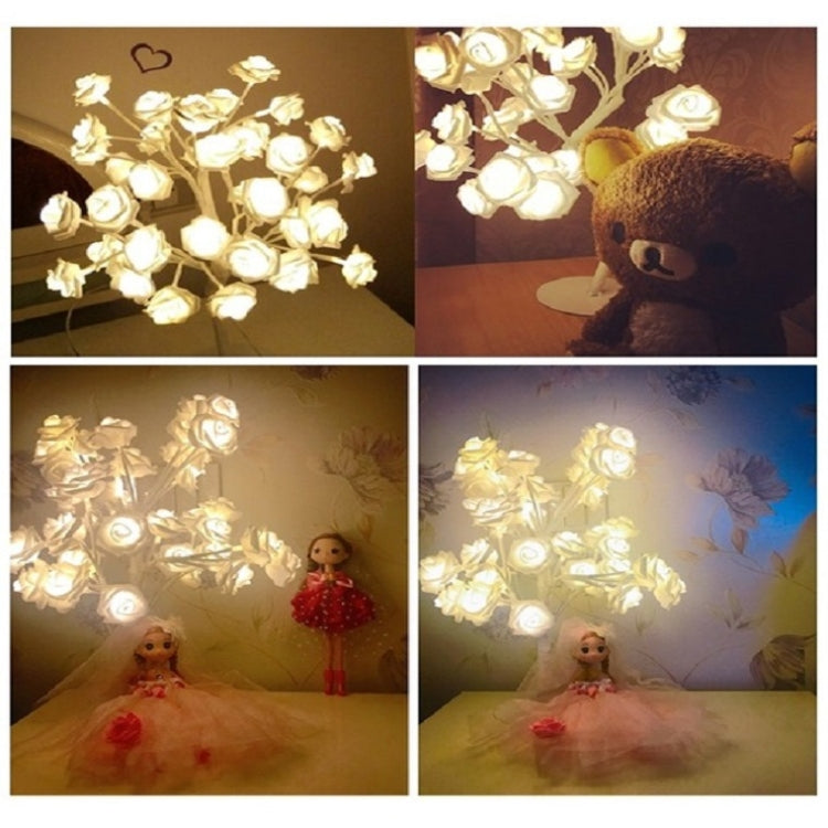 Rosen Nachttisch Nachtlicht Mädchen Herz Zimmer Dekoration Tischlampe, AC 220V