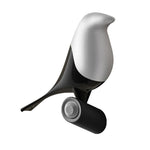 Lucky Bird LED Nacht Tischlampe Holzsockel Intelligenter Bewegungssensor Wohnzimmer Schlafzimmer Schreibtischlampe, 2 Vögel 1 Ei, 2 Vögel 2 Eier