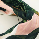 Sommerliche Haarbänder im Boho-Stil für Damen, Retro-Kreuzknoten-Turban